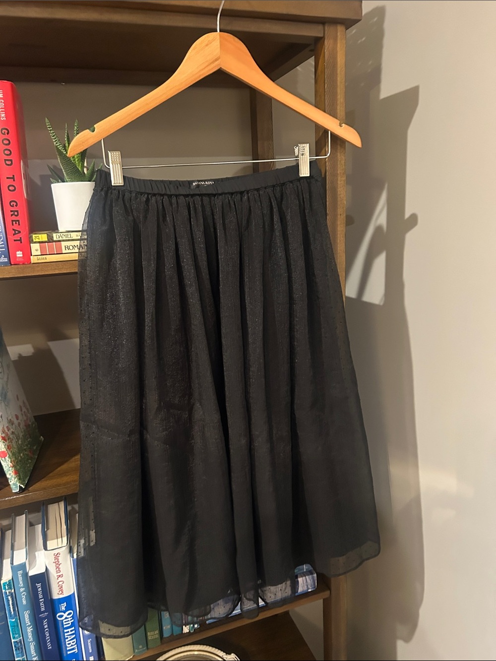 Banana Republic Black Circle Skirt